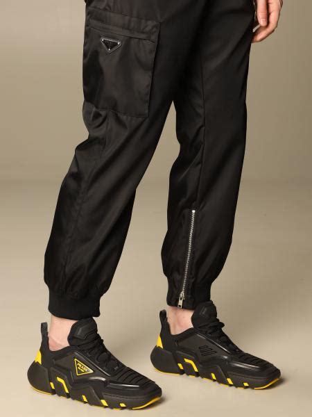 prada sport track pants mens|Prada cargo pants.